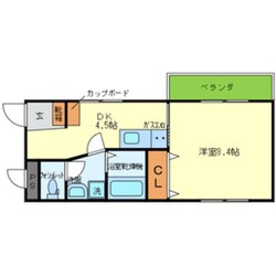 フラミンガム武庫之荘の物件間取画像